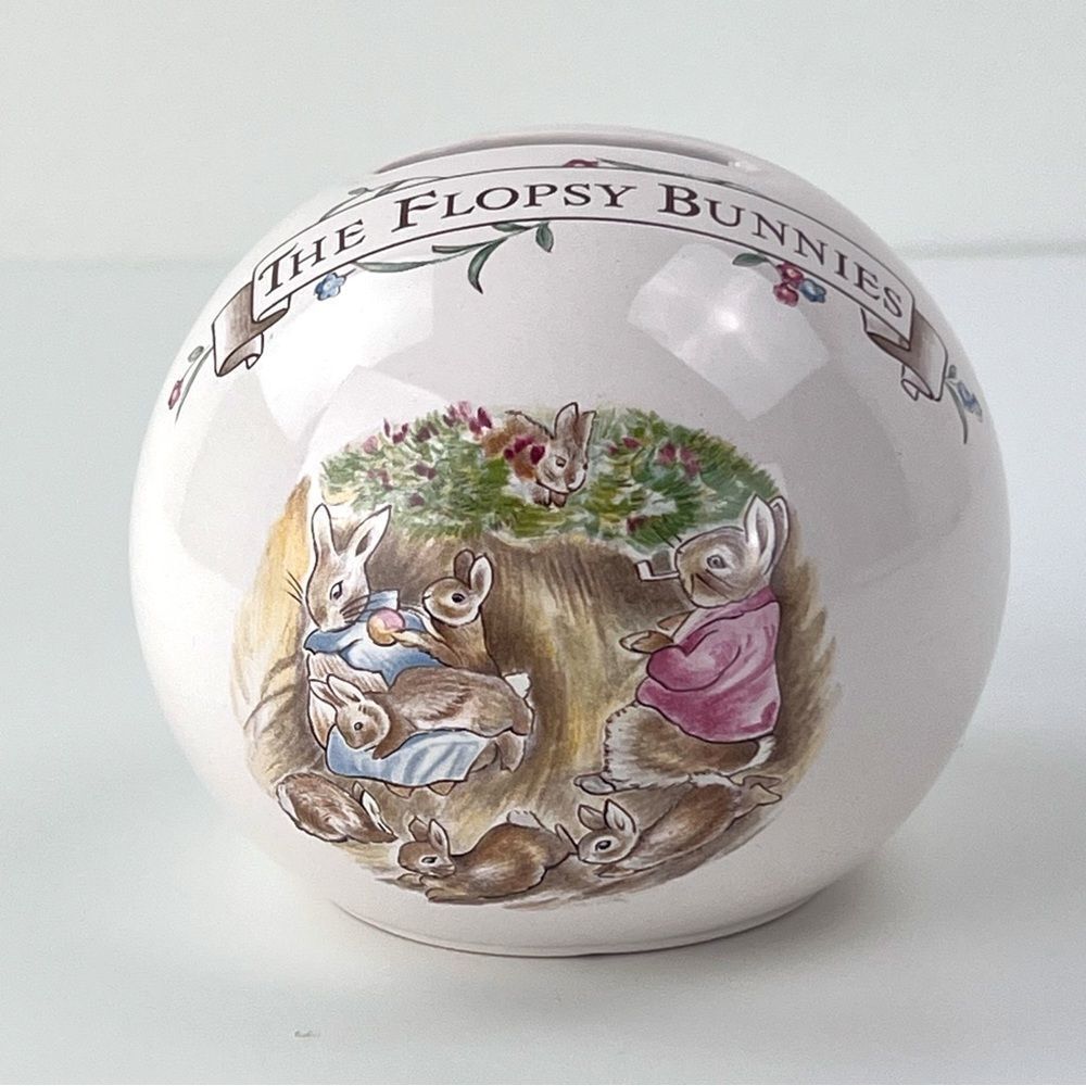 Beatrix Potter The Flopsy Bunnies Coin Bank